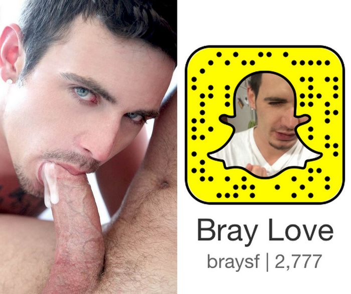 Bray Love Gay Porn Star Snapchat Snapcode