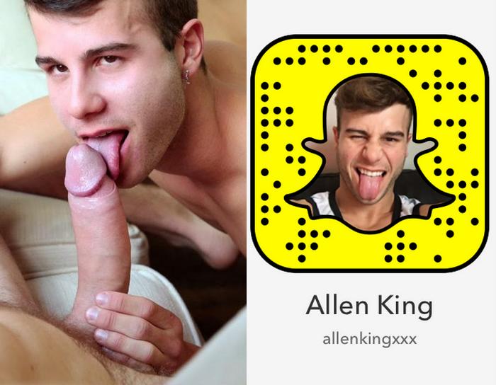 Allen King Gay Porn Star Snapchat Snapcode