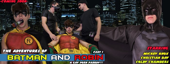 ... Batman Robin Gay Porn Parody ColbyKnox Jack Hunter Christian Bay Colby Chambers Mickey Knox Batman And Robin Gay Porn - ... Batman Robin Gay Porn Parody ColbyKnox Jack Hunter Christian Bay Colby Chambers Mickey Knox