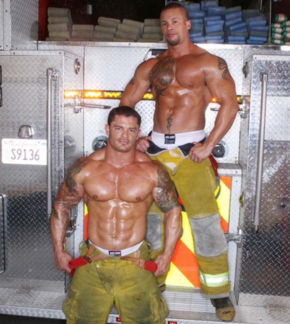 Bodybuilder Matthew Rush & Mitchell Rock in Playing with Fire 4