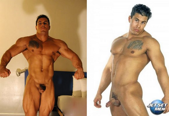 Bodybuilder Gay Porn Star Gauge As MMA Fighter And He's Back