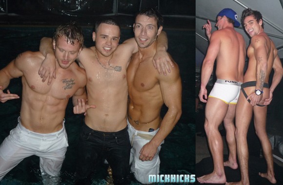 Naked Gay Porn Stars at Next Door Studios Anniversary Party