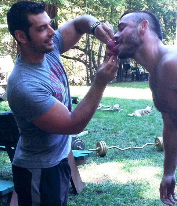 Marcus ruhl drooling on cock