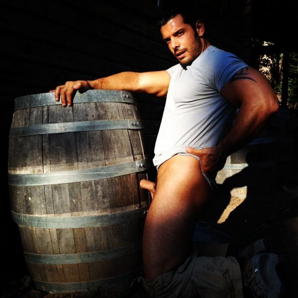 Marcus ruhl drooling on cock