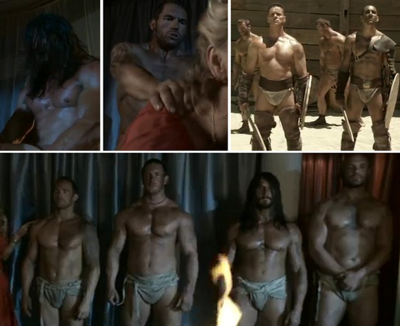 Spartacus Compilation - So Many Hot, Muscular & Sweaty Men in Spartacus MMXII Trailer