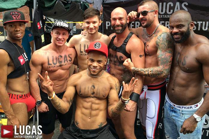 Lucas Ent Debuts Hot New Muscular Model At Folsom East