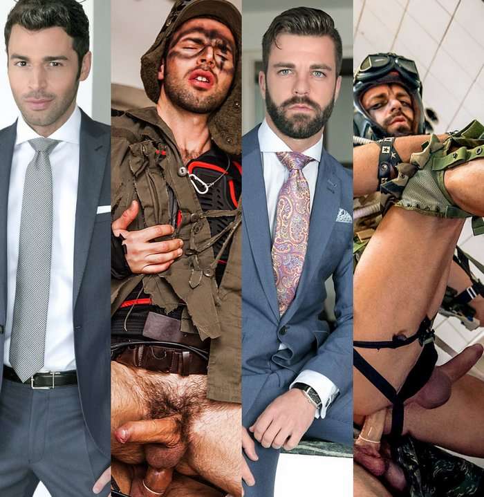 Preppy Gay Porn - Dario Beck & Hector de Silva: Preppy Vs Apocalypse Look