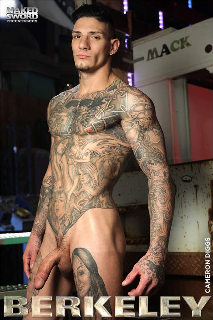 Gay Tattoos Porn - Cameron Diggs & His Dick Aptly Named â€œThe Great White Shark ...