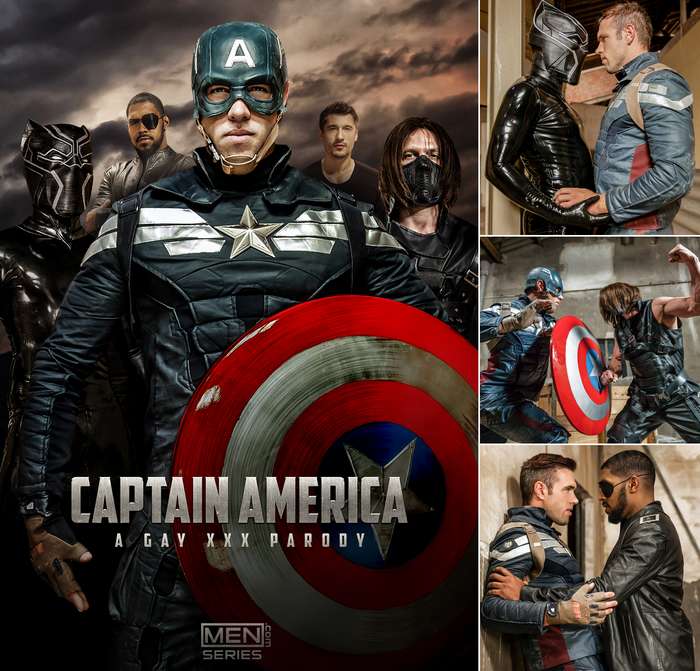 Super Hero Spoof Porn - Captain America: A Gay XXX Parody Starring Alex Mecum, Paddy ...