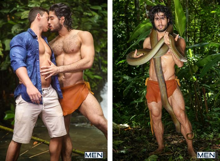 Tarzan Sex Hd Jangal Love - Tarzan (Diego Sans) Fucks Tobias By A Waterfall In This ...
