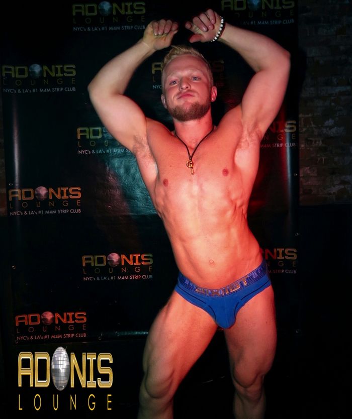 Hot Male Strippers and Gay Porn Stars at Adonis Lounge LA