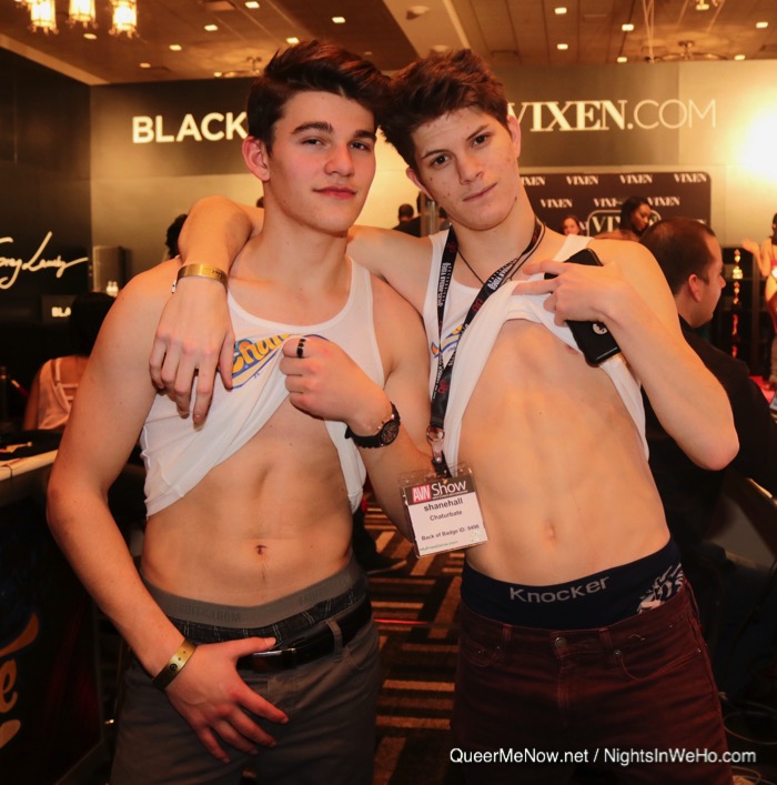 Straight Male Porn Stars and Hot Guys at AVN Expo 2017