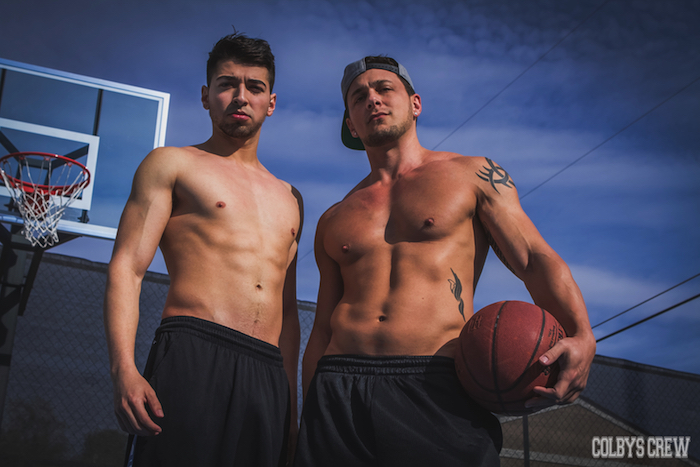 Basketball-Theme Gay Porn with Joey D & Brett Dylan