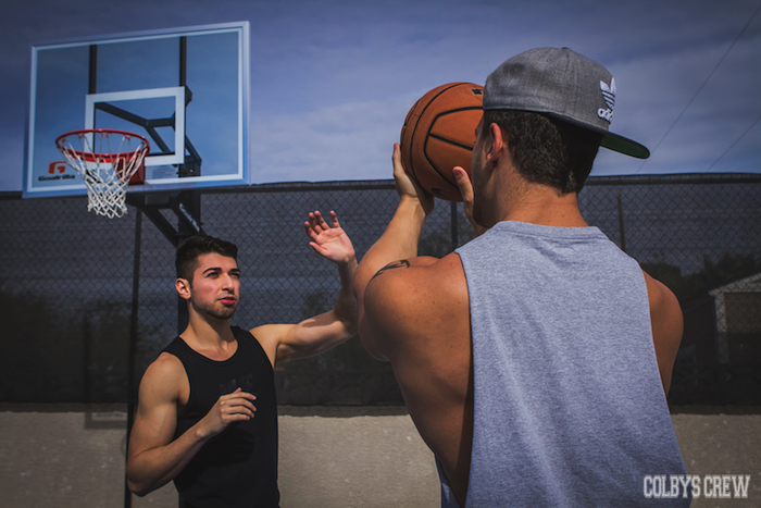 700px x 467px - Basketball-Theme Gay Porn with Joey D & Brett Dylan