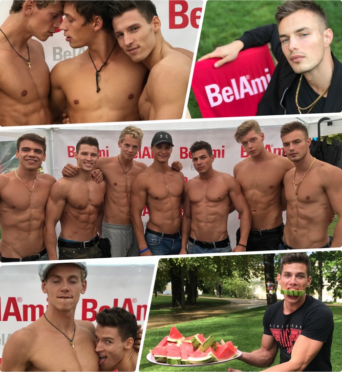 More Pics of BelAmi Gay Porn Stars at Prague Pride 2017
