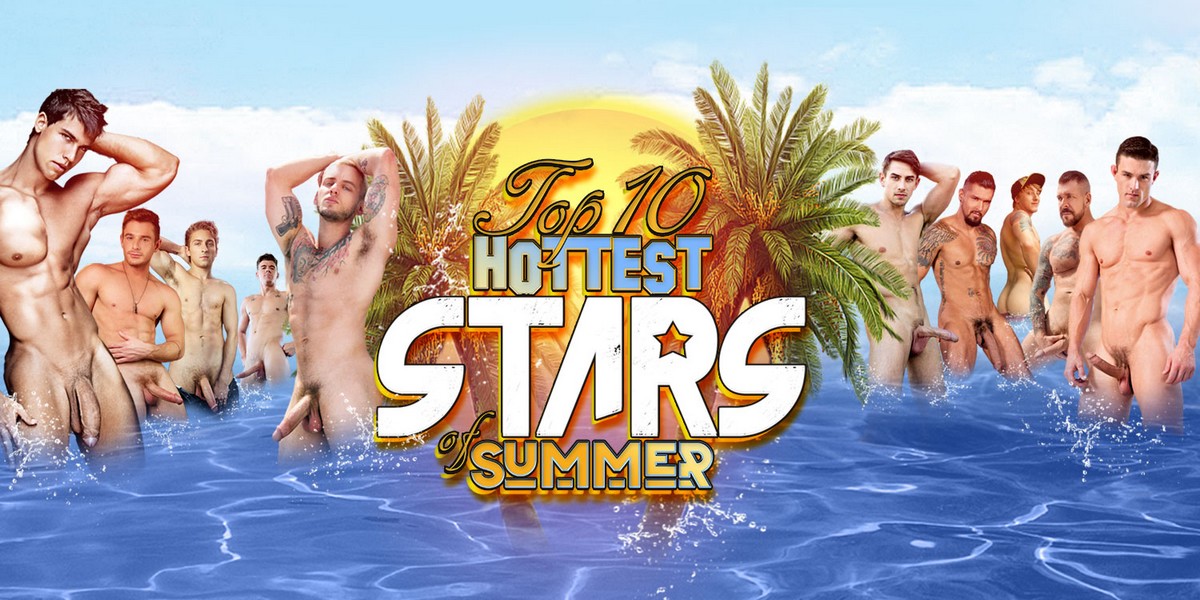 Top 10 Hottest Gay Porn Stars of Summer [Nakedsword]