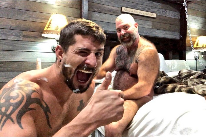 Muscle Bear Porn Gay Porn Website By Sean Maygers And His Muscle Daddies Will Angell And Liam Angell