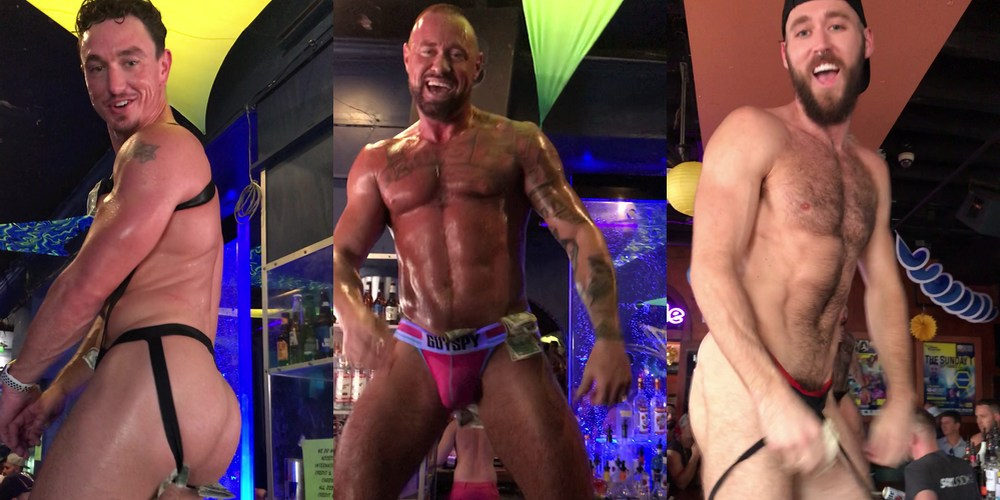 Gay Porn Stars Cade Maddox Michael Roman Ziggy Banks GoGo Dancing