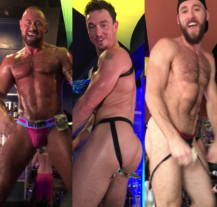 Gay Porn Stars Cade Maddox Michael Roman And Ziggy Banks Go Go Dancing At Southern Decadence 2018