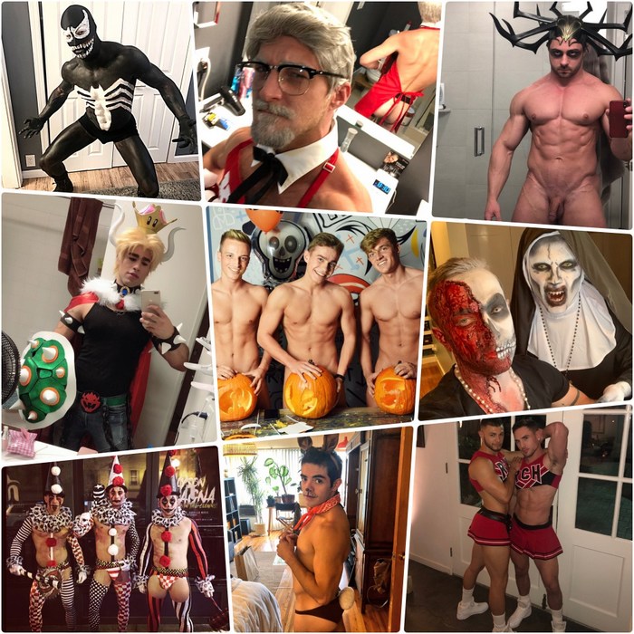 Naughty Halloween Costume Porn - Slutty Costumes Gay Porn Stars Wear This Halloween 2018