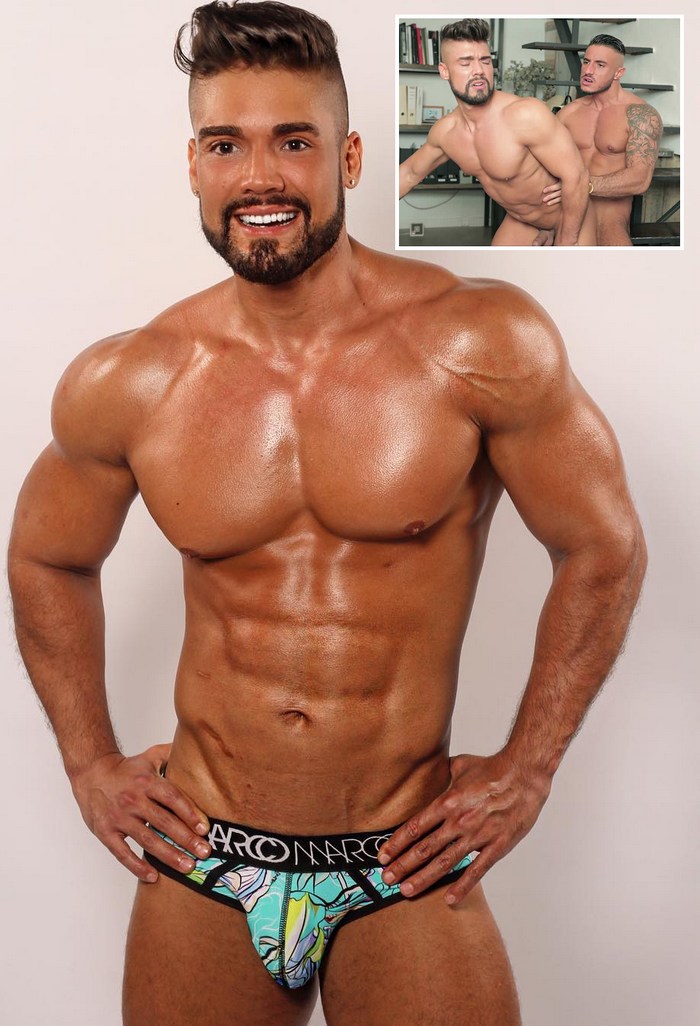 Gay Man Muscle Porn - Hot Muscle Hunk Dann Grey Makes Gay Porn Debut On Men...