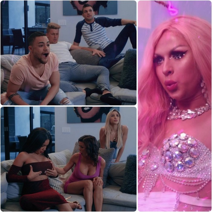 700px x 700px - Farrah Moan Plays A Fairy Godmother Who Turns Gay Porn Stars ...