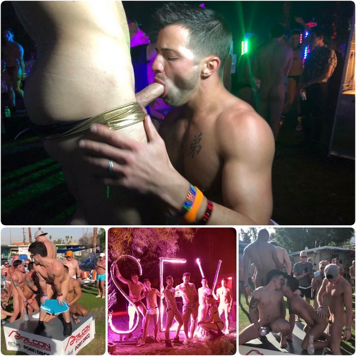 Disco Sex - Gay Porn Stars Sucking & Fucking Each Other Among Porn Fans ...