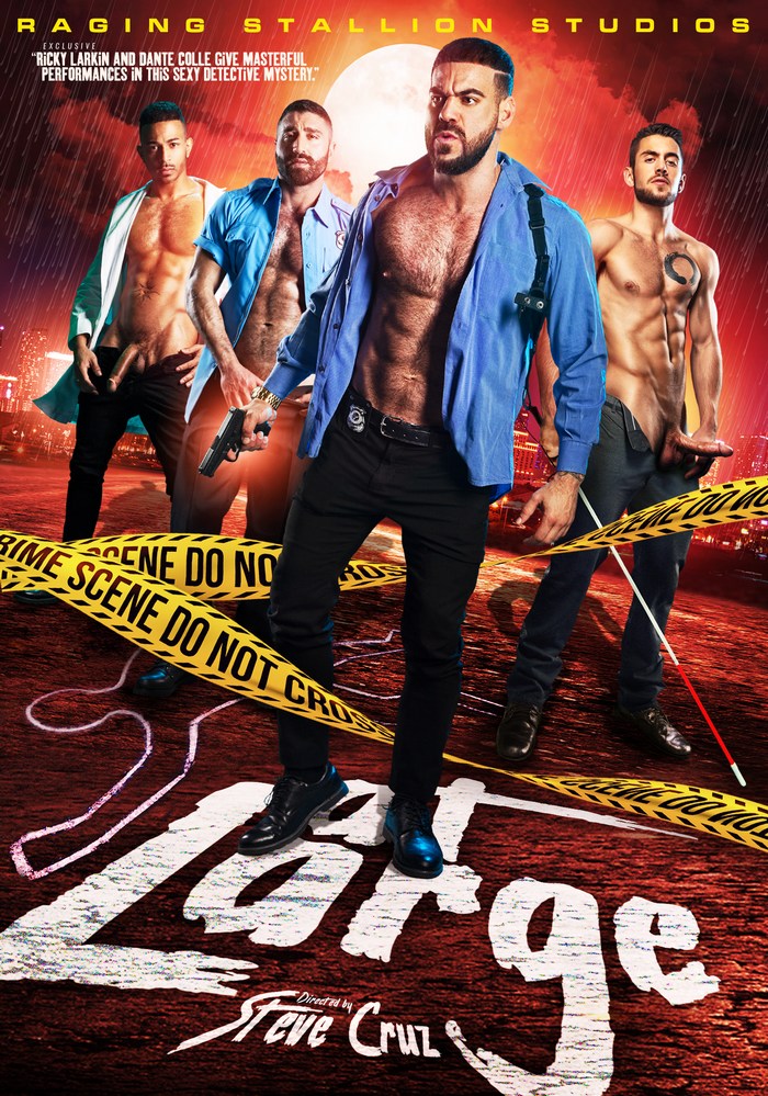 Large Porn - AT LARGE: New Gay Porn Thriller Starring Ricky Larkin, Dante ...